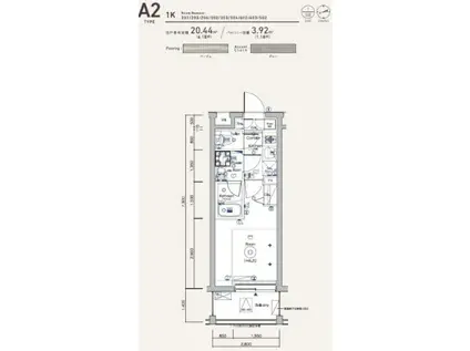SYFORME TOGOSHI-KOENII(1K/3階)の間取り写真