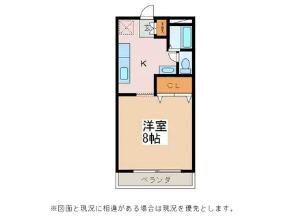 サンライフ伊藤(1K/1階)の間取り写真