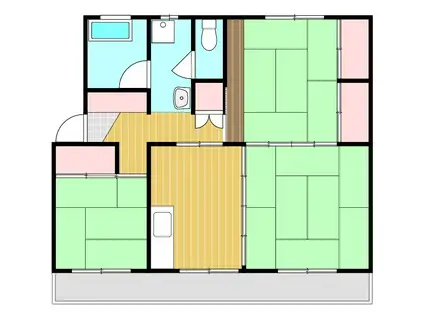 GRAN PASEO 下関(3DK/1階)の間取り写真