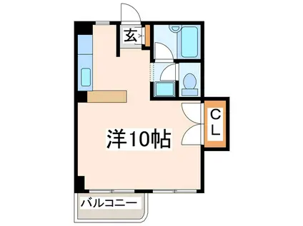 アローハイム紺屋(ワンルーム/8階)の間取り写真