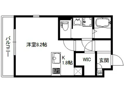 CONOIE西陣(1K/1階)の間取り写真