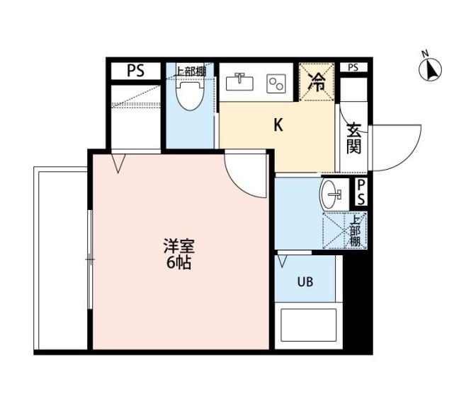 ROBOT HOME 宮原町(1K/1階)の間取り写真