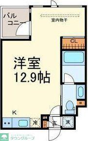 COZY徳川園(ワンルーム/5階)の間取り写真