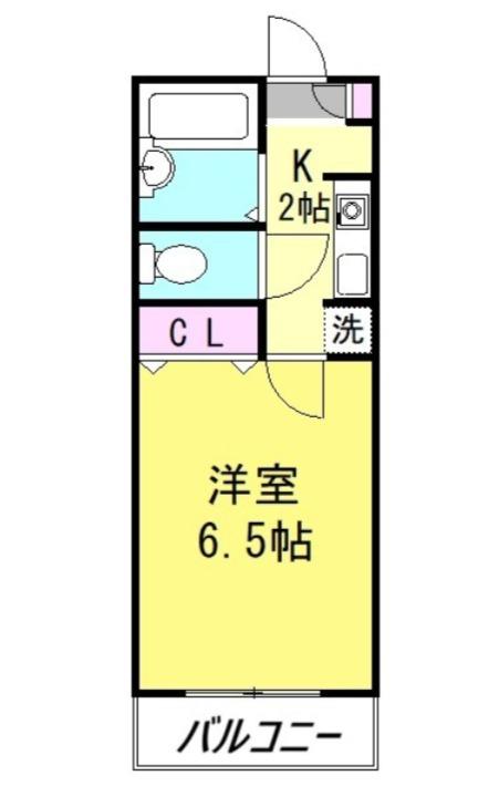 アーバンコート成増(1K/2階)の間取り写真
