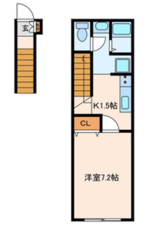 東小岩3丁目計画(1K/1階)の間取り写真