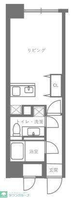 ザ・レジデンス横浜サウス(ワンルーム/7階)の間取り写真