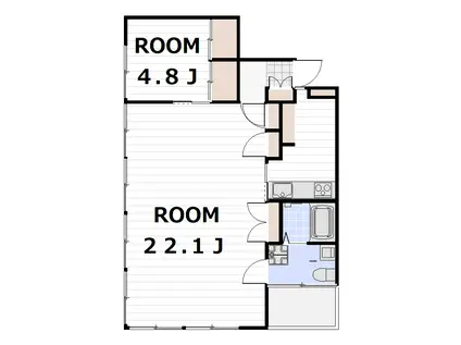 STYLE9(1LDK/3階)の間取り写真