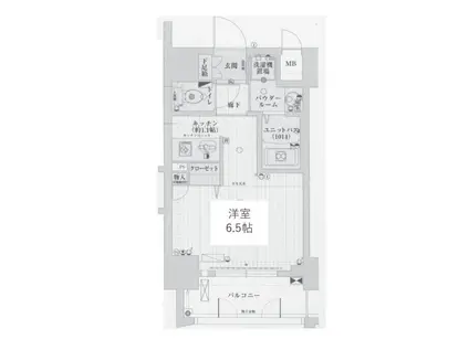 アクアプレイス梅田II(1K/4階)の間取り写真