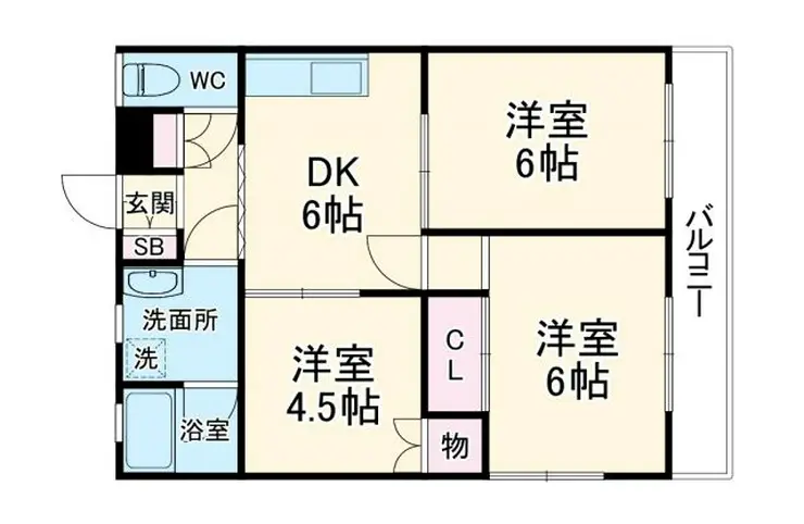 レイクフィルドビレッジ 2階階 間取り