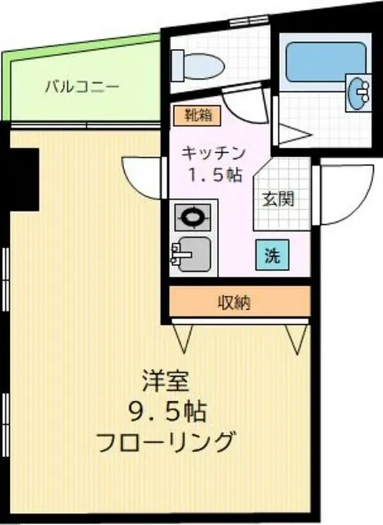 ひさとみビル 2階階 間取り