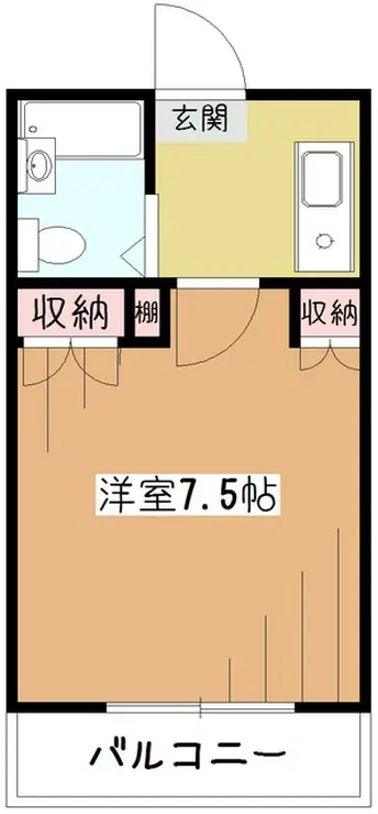 コーポ玉水 2階階 間取り