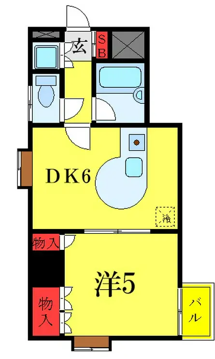 シルフィード板橋本町 6階階 間取り