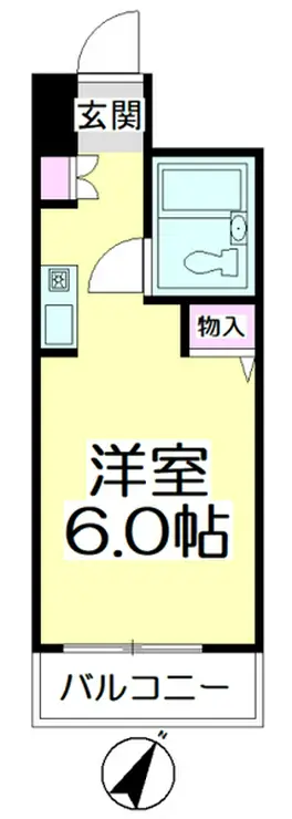 OKZAC 6階階 間取り