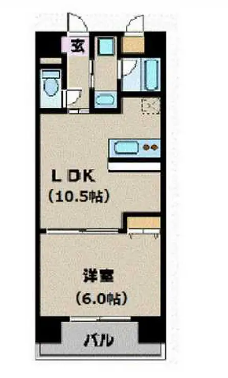 カスタリア新宿 10階階 間取り