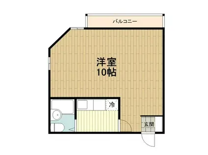 リバーサイドアネックス(ワンルーム/3階)の間取り写真