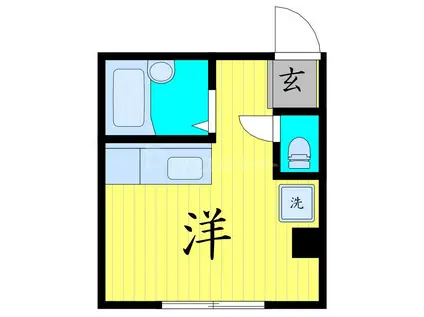 東武練馬IMAハウス(1K/1階)の間取り写真
