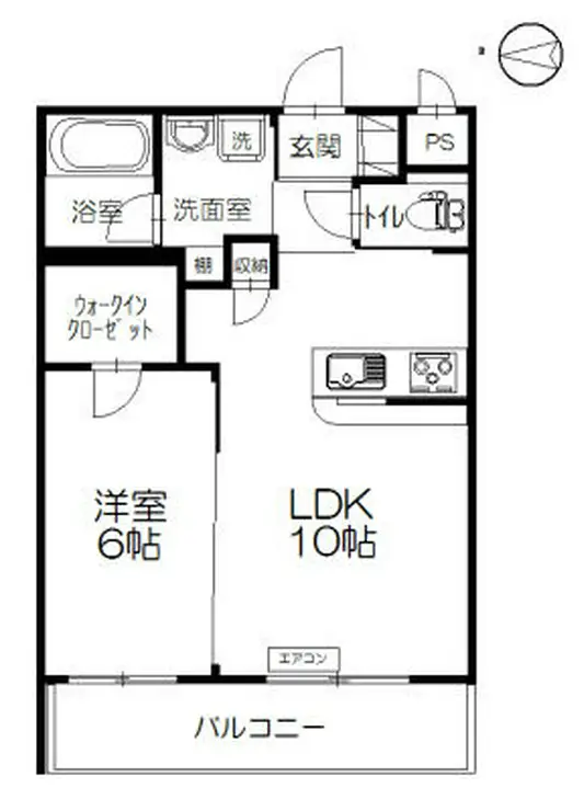 メゾンブリッジ 1階階 間取り