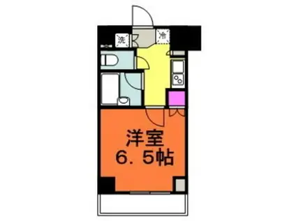 ルーブル武蔵新城(1K/7階)の間取り写真