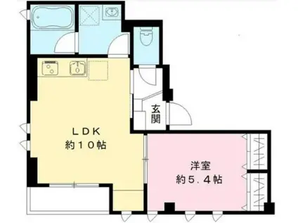 VORFAHREN代々木(1LDK/3階)の間取り写真