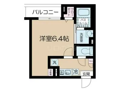 フェリーチェ雑色(1K/3階)の間取り写真