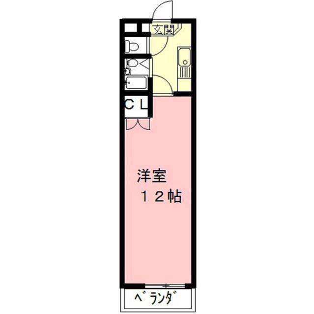 第五松波ビル東館(1K/5階)の間取り写真