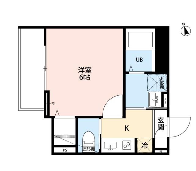 ROBOT HOME 宮原町(1K/2階)の間取り写真