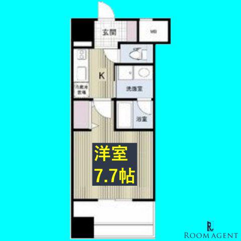 レジディア久屋大通(1K/3階)の間取り写真