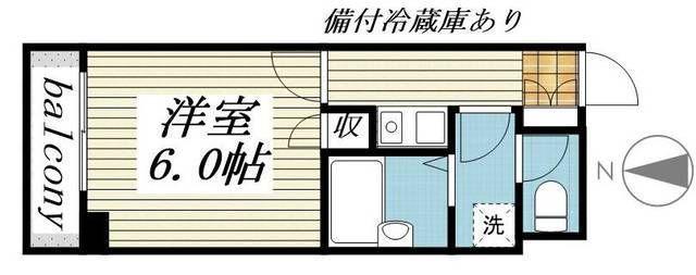 秋葉原アークビル(1K/8階)の間取り写真