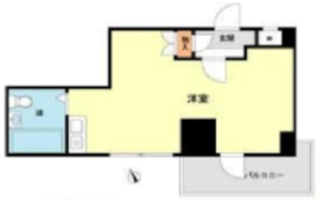 信和マンション(ワンルーム/3階)の間取り写真
