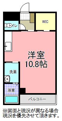 エミネンスハイツ(1K/2階)の間取り写真