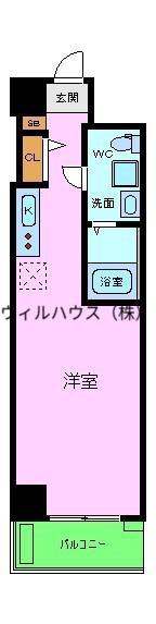 VITA NUOVA堺(ワンルーム/5階)の間取り写真