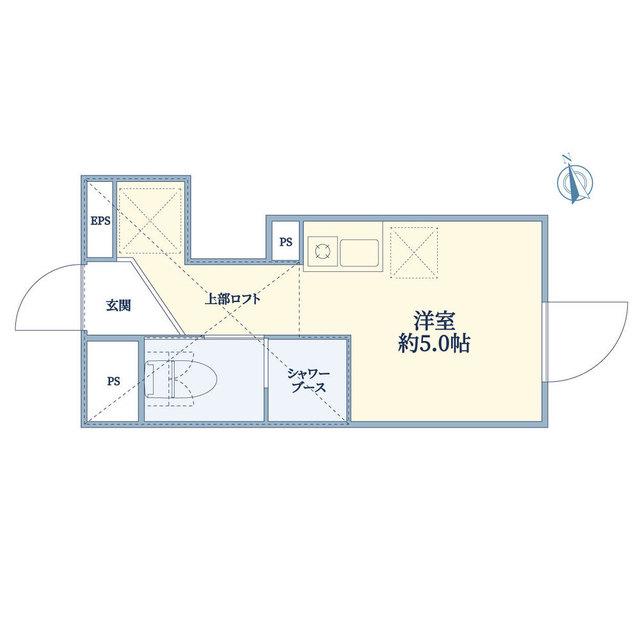 ファーストビュー中野(ワンルーム/2階)の間取り写真
