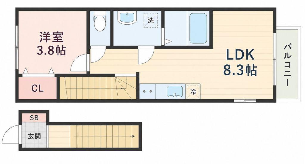 ESCONDITE川内A棟