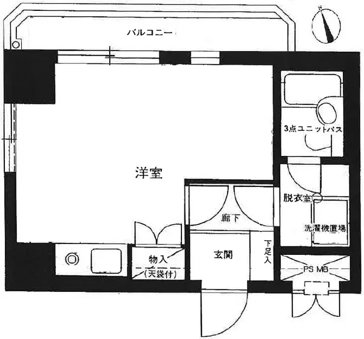 ライオンズマンション浅草 2階階 間取り