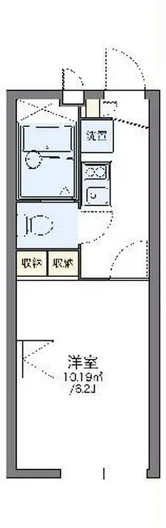 レオパレスがじゅまる 1階階 間取り