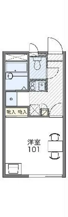 レオパレスSHIBASAKI 2階階 間取り