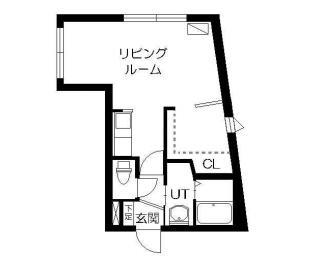 ヴェレーナ二十四軒(1LDK/4階)の間取り写真