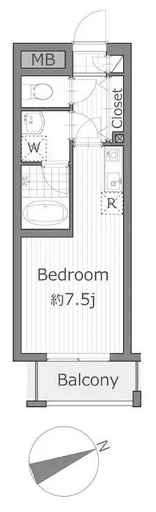 レジオン緑園都市 3階階 間取り