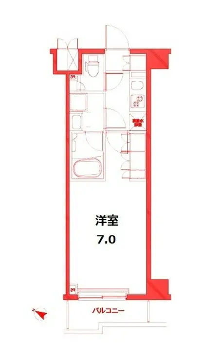 ルーブル川崎上平間弐番館 4階階 間取り