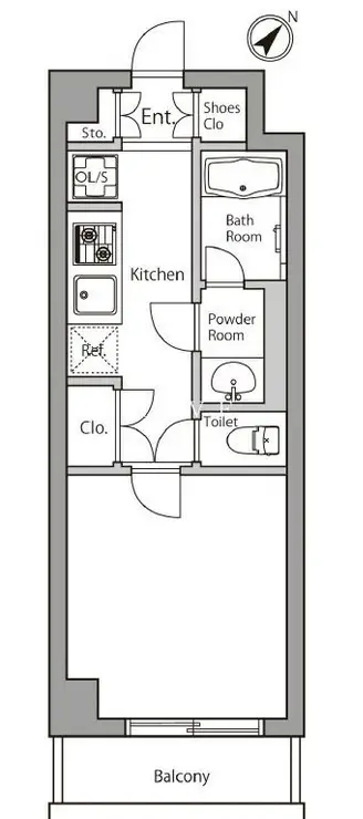 プライマル小石川 6階階 間取り