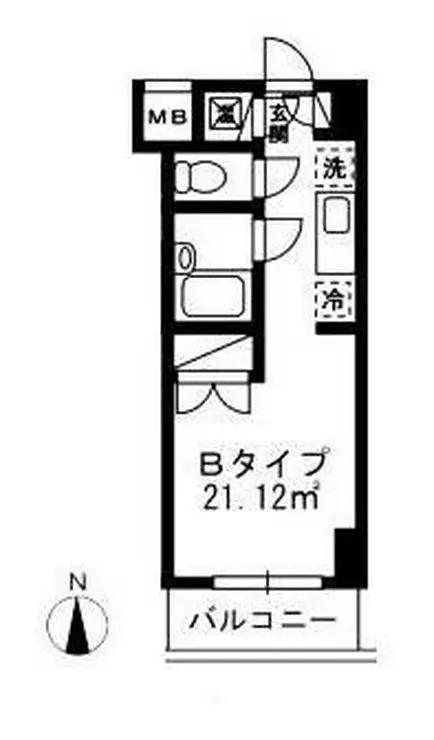 クラブリーシュ 3階階 間取り