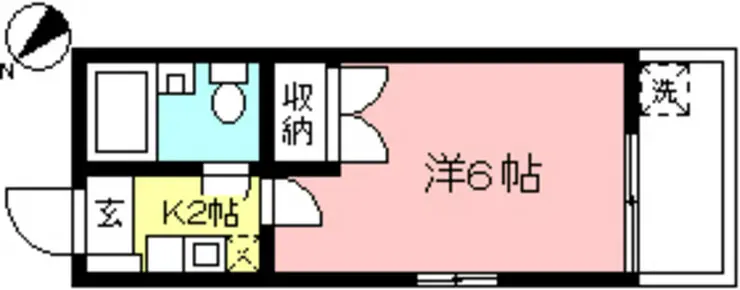 フォブール向ヶ丘 3階階 間取り