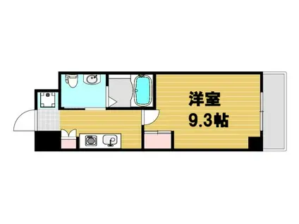 GROOVE千船駅前(1K/5階)の間取り写真