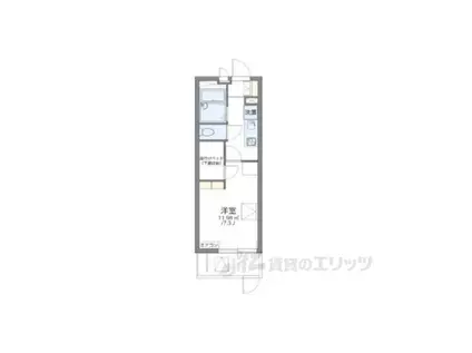 レオパレス奥畑(1K/1階)の間取り写真