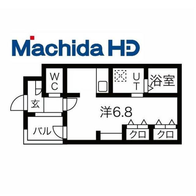 ジーイーサンク(ワンルーム/1階)の間取り写真