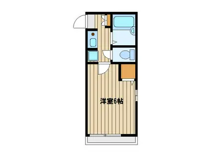 ホームポート西池袋(1K/1階)の間取り写真