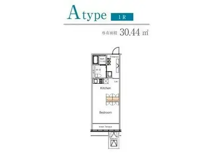 I LIVE FOREST(ワンルーム/6階)の間取り写真