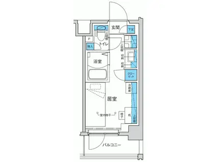 キャンパスヴィレッジ千歳烏山(ワンルーム/5階)の間取り写真