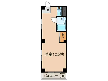 STO本郷(ワンルーム/2階)の間取り写真