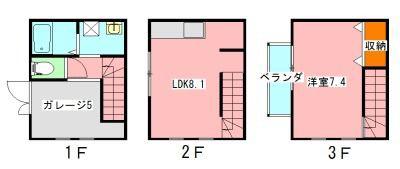 タワーズ(1LDK/1階)の間取り写真